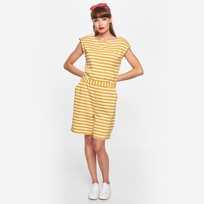 Salome Striped Golden Sunset - Soft White