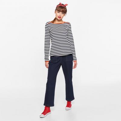 Sonja Striped Navy Blue